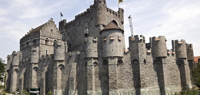 most castles per square kilometer